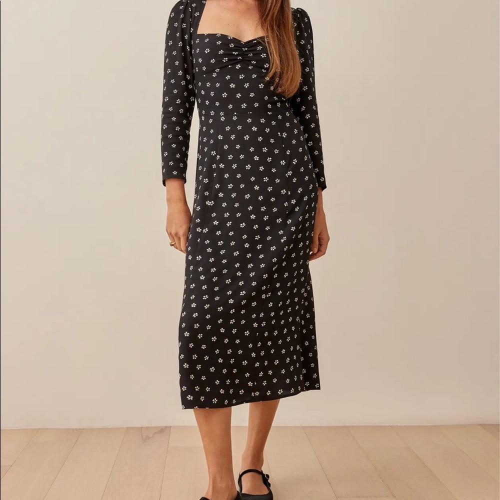 Reformation Claudia Midi Dress  NWT - Picture 4 of 7